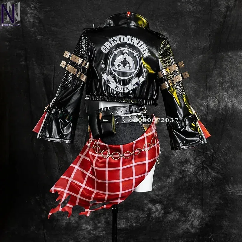 

CyZenless Zone Zero Game Люси Косплей Костюм Парик Униформа Luciana Auxesis Теодоро Хэллоуин Женщины Калидон Реквизит Наряд