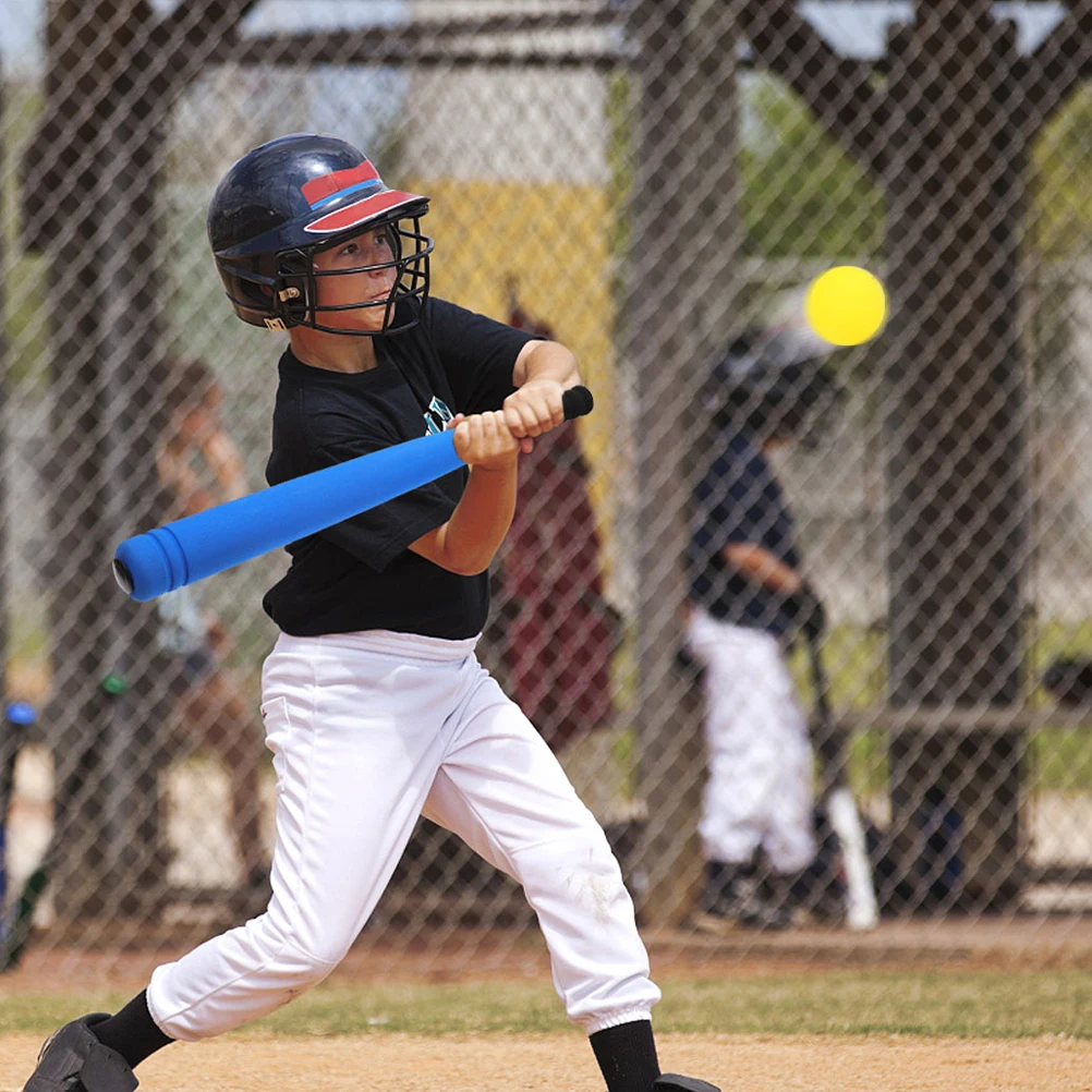 

1 комплект, легкая бейсбольная бита из пенопласта, портативная тренировочная палка, прочный цельный дизайн для детей и взрослых, семейная спортивная практика