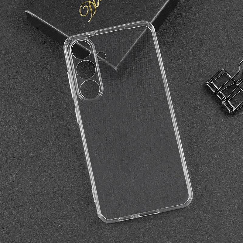 Ultra Thin Clear Silicone Case For Samsung Galaxy S25 S24 FE Ultra Plus Transparent Soft TPU Back Cover Case for Samsung S25Ultr - Image 3