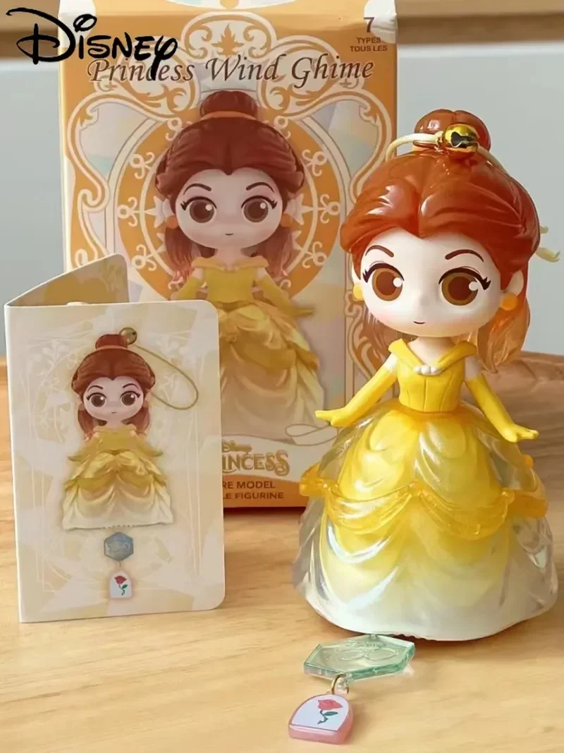 Disney Blind Box 100th Anniversary Series Princess Wind Chime Ariel Snow White Cinderella Aurora Rapunzel Birthday Gift