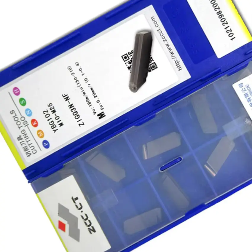 

ZIGQ3N-NF YBG102/ZIGQ3N-NF YBG105/ZIGQ6N-NF YBG105 ZCC.CT CNC carbide inserts Single-head Precision profiling turning inserts