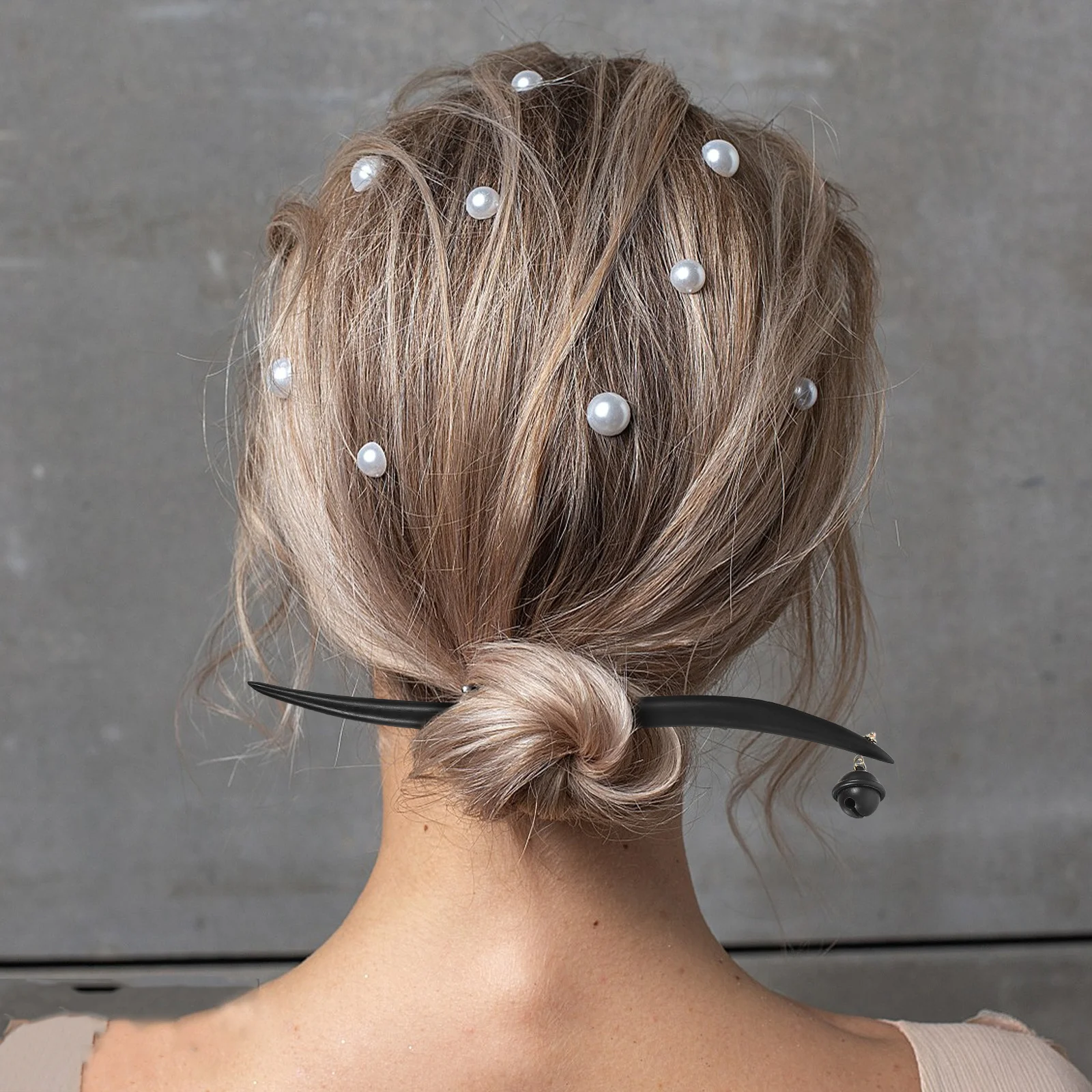 

Винтажная деревянная шпилька для волос в китайском стиле, ретро-заколка-колокольчик для женщин, традиционная заколка для прически-пучка, декоративные шпильки для укладки волос