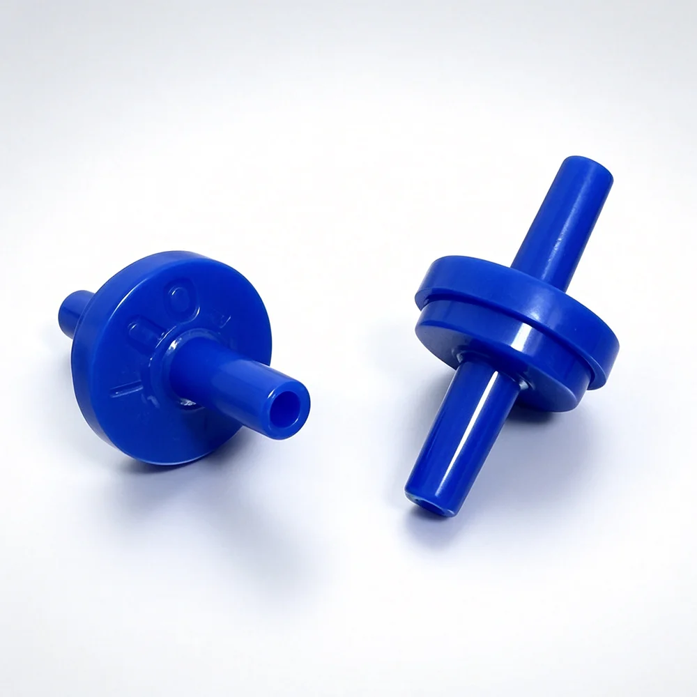 10PCS 4mm Blue Plastic Non-Return Valve for Aquarium Air Pump