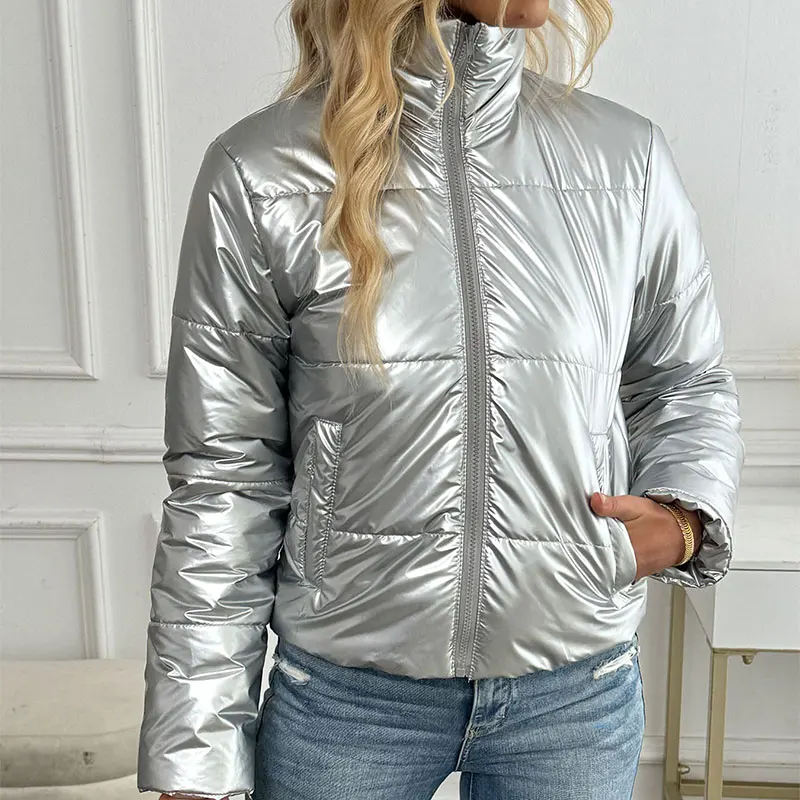 

Streetwear Fashion Women's Coat New Long Sleeves Zippers Casual Slim Coat Solid Sexy Elegant Female Versatile Top Coat Clothing