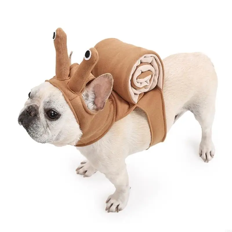 G99A Winter Dogs Jumpsuit Funny Carnivals Party Jumpsuit with Hooded Halloween Fashion Clothing for Dogs Easily Removal