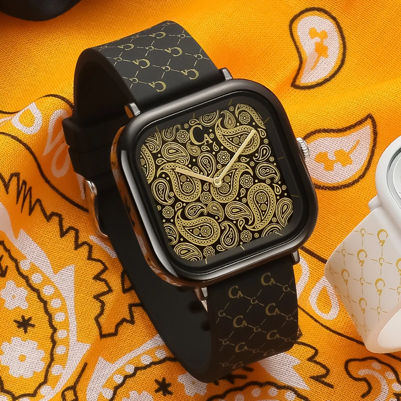 CASIMA Silicone Strap Sports Watches, Students Watches Couple Watches Quartz Movement, Waterproof, Model CS2156-1040