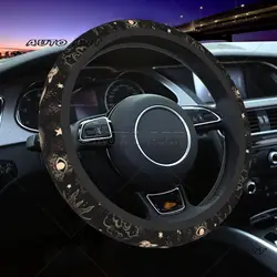 Star Moon Steering Wheel Cover Sun Space Steering Wheel Cover Universal  Non-Slip Neoprene Car Cover Star Protector Case