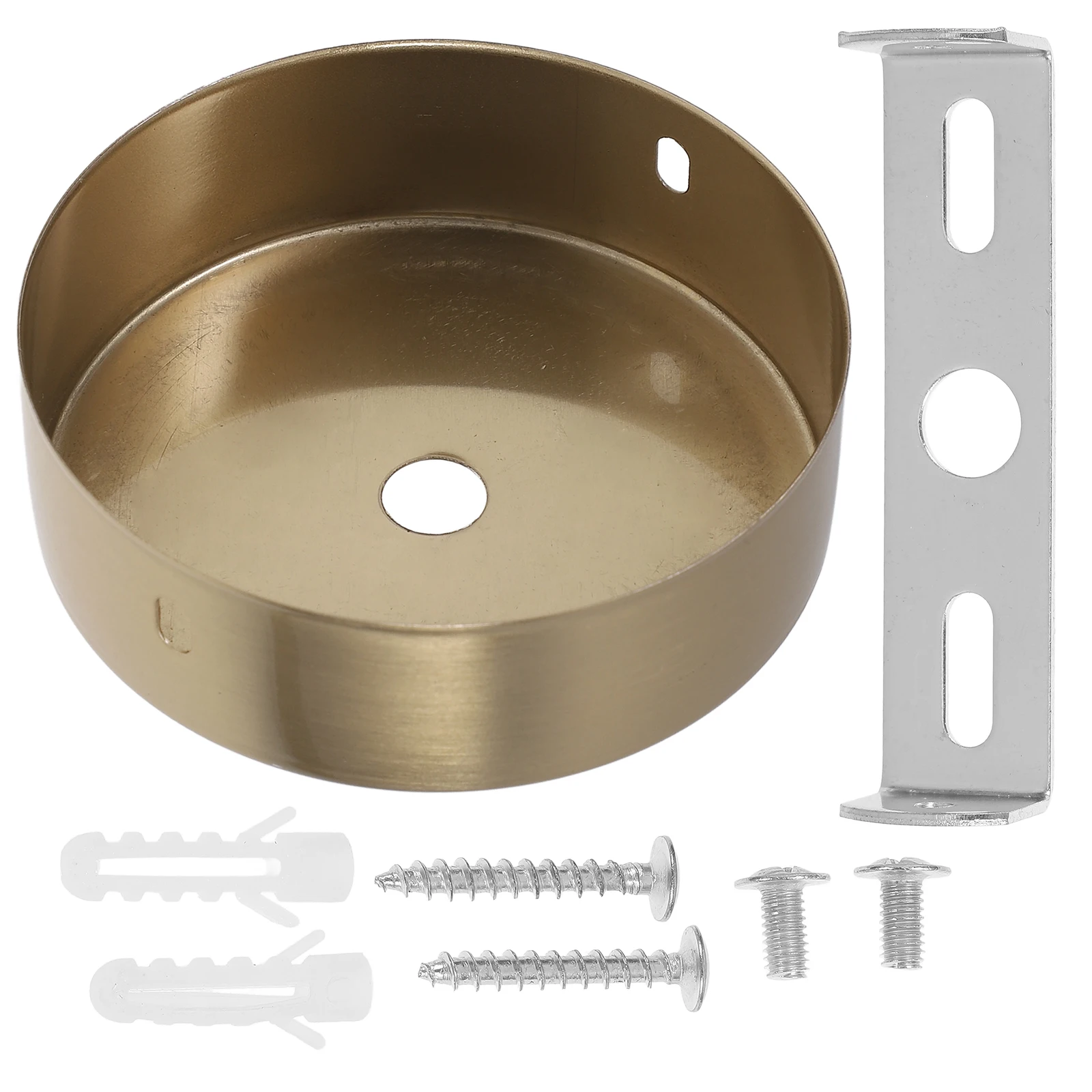 

Ceiling Tray Base 60mm Diameter 30mm Height 1 0mm Thickness Metal Lamp Base Round Iron Table Stand LED Display