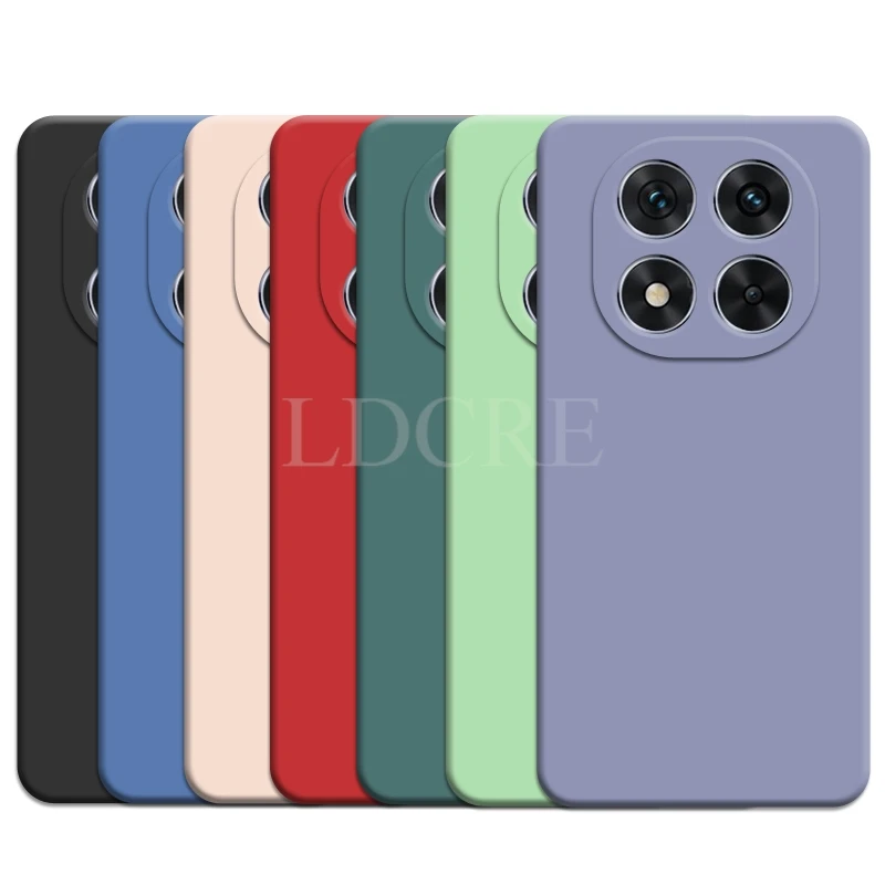 

For Xiaomi POCO X7 Case Liquid Silicone Protective Cover POCO X7 Case TPU Plain Rubber Phone Case POCO X7 Cover