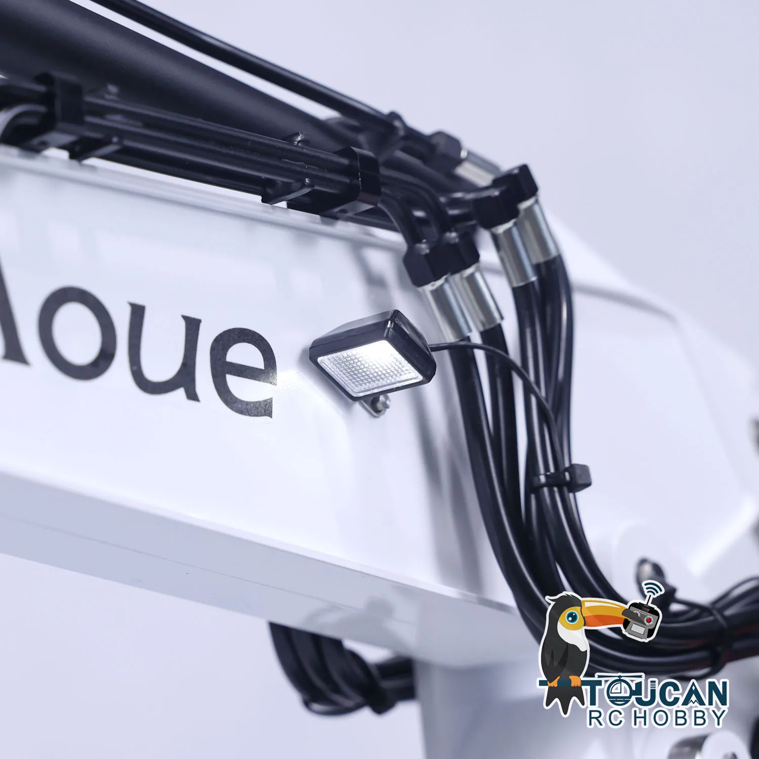 Escavatore RC idraulico LESU in metallo 1/14 Aoue ET26L scavatore radiocomandato verniciato con modello di ingegneria del sistema di illuminazione GPS simulato