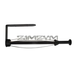 Paper Towel Holder Single Hand Operable Wall Mount Paper Towel Holder Under Cabinet with Damping Effect for Kitchen Bathroom