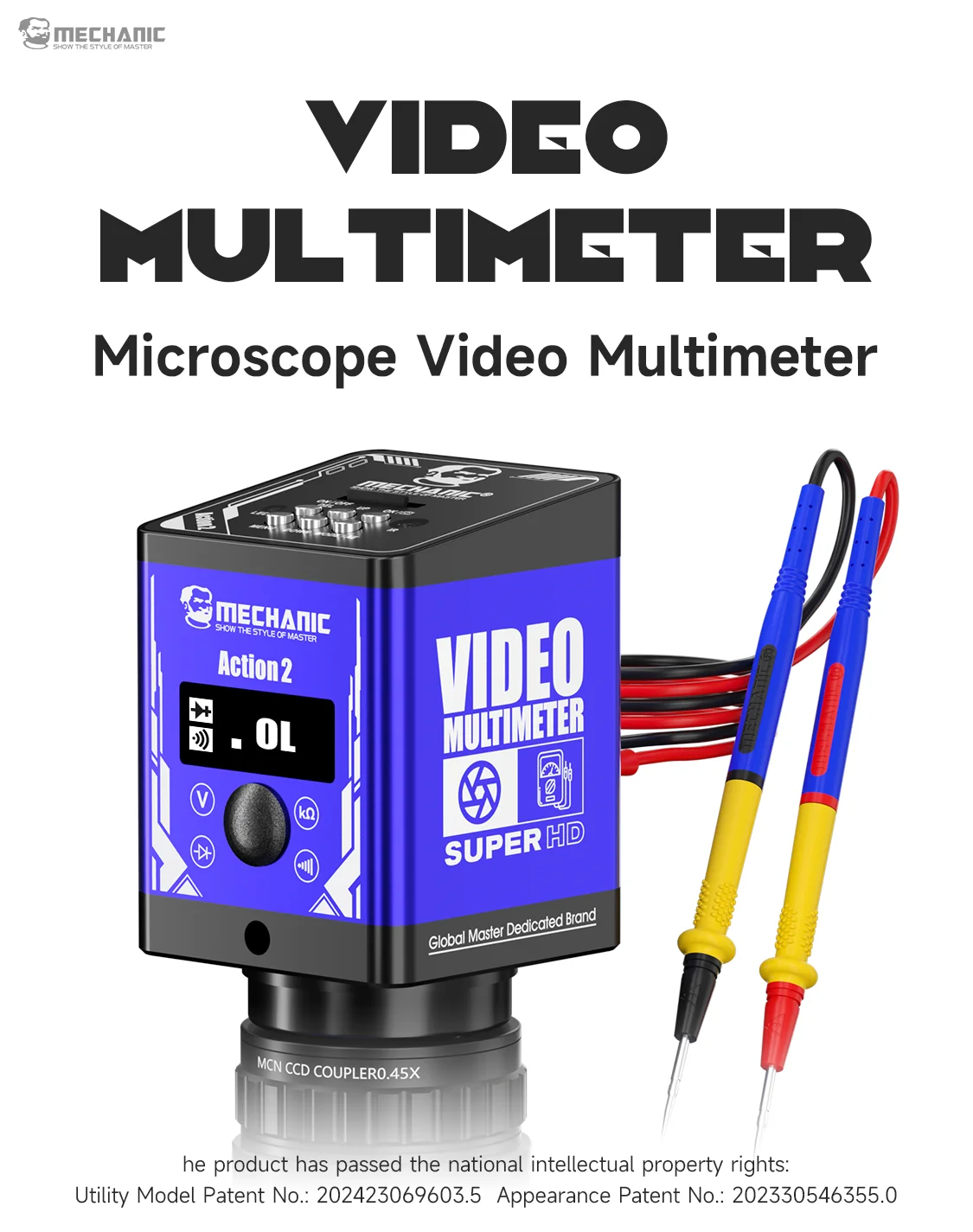 MECHANIC camera multimeter Precise measurement, synchronous screen display, real-time storage of 20 sets of measurement data