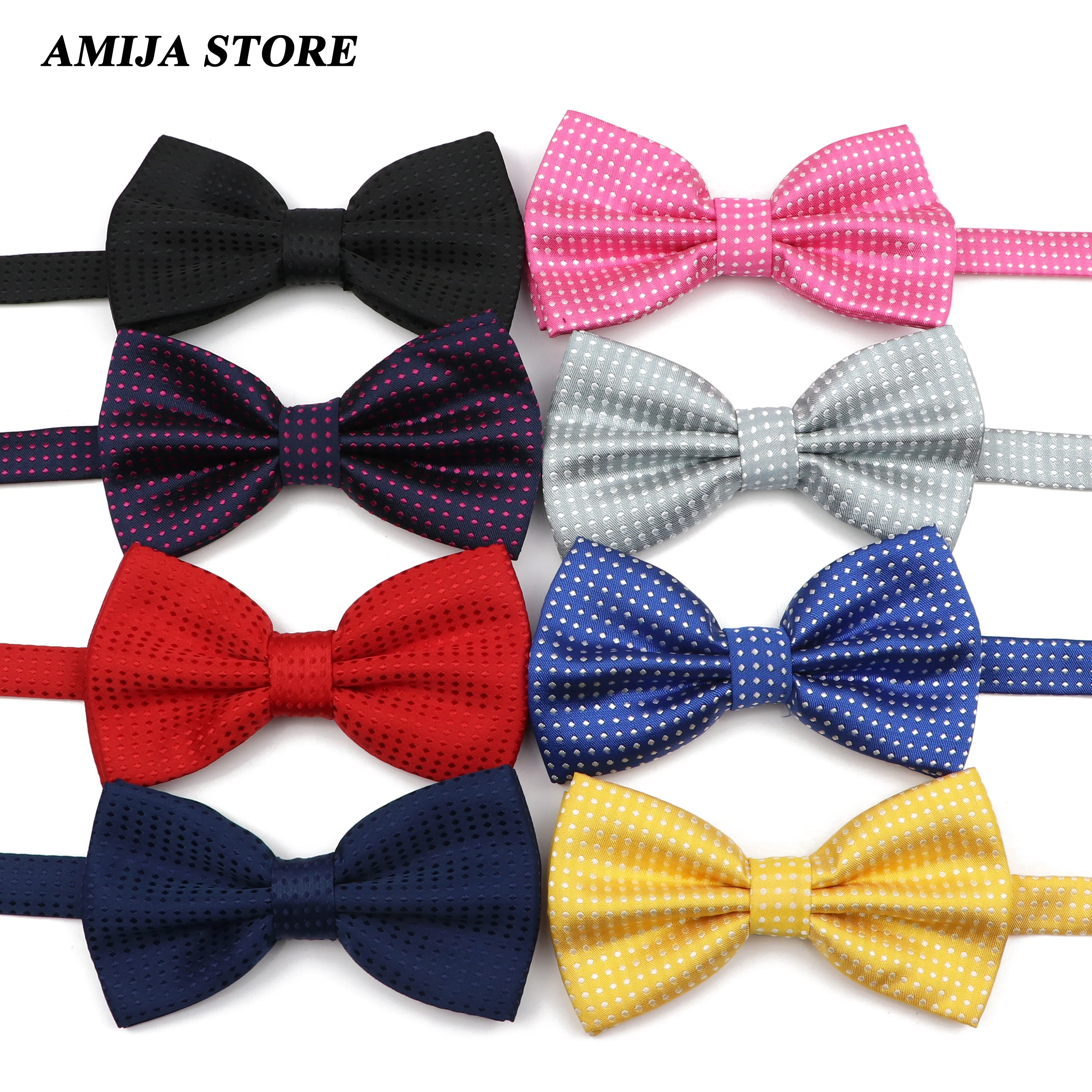 

Colorful Adjustable Dot Bow Tie Men&Women Wedding Accessories Party Bowtie Classic Adult Multicolor Neck Ties Fashion Bow Tie