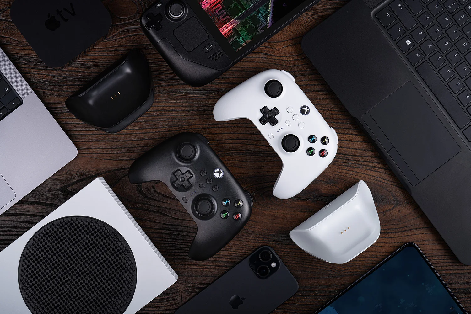 وحدة تحكم 8BitDo Ultimate ذات 3 أوضاع مع عصا تحكم بتأثير القاعة، لوحة ألعاب لأجهزة Xbox One، Xbox Series X / S، PC Windows 10 11، Android