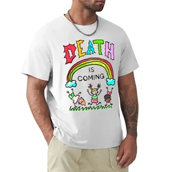 Death Is Coming t-shirt cute tops summer top vintage clothing graphic t-shirts for men