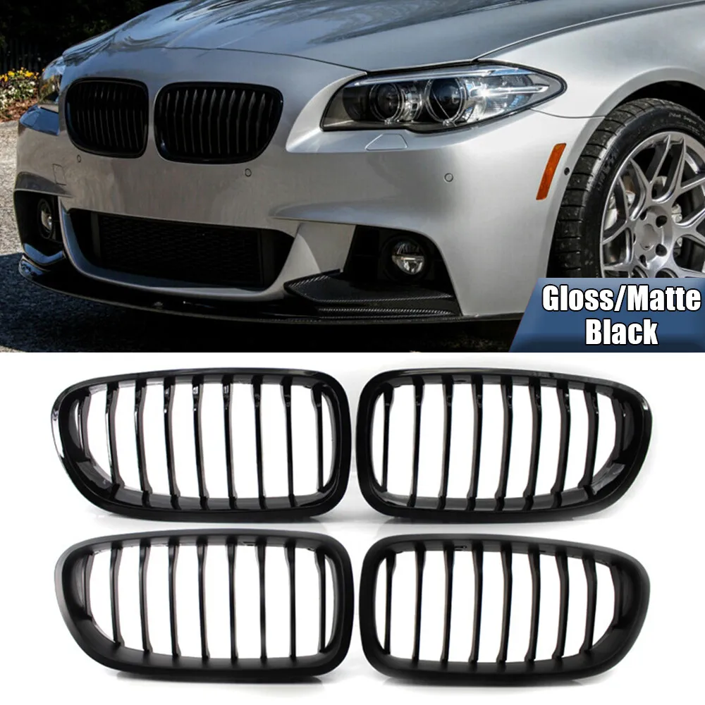 

Для BMW 5 серии F10 F11 M5 2010-2016: Стильная решетка радиатора (ноздри) с одной линией, ABS, черная, для тюнинга автомобиля, автоаксессуар