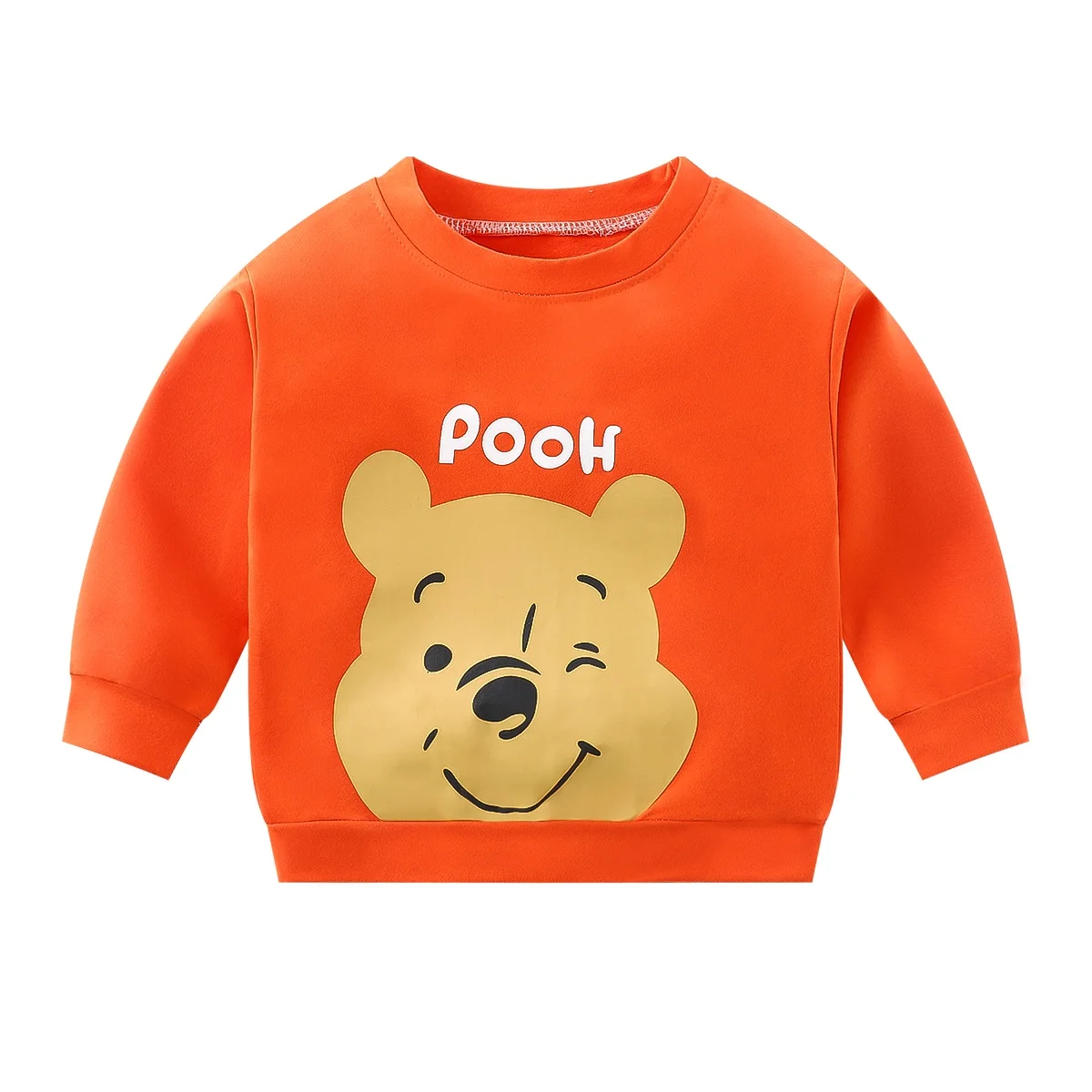 Tigger Disney Children Sweater Thin Sweatshirt Long Sleeve Crewneck Hoodies Pullover Spring Clothing Kids Tops Cartoon Winnie