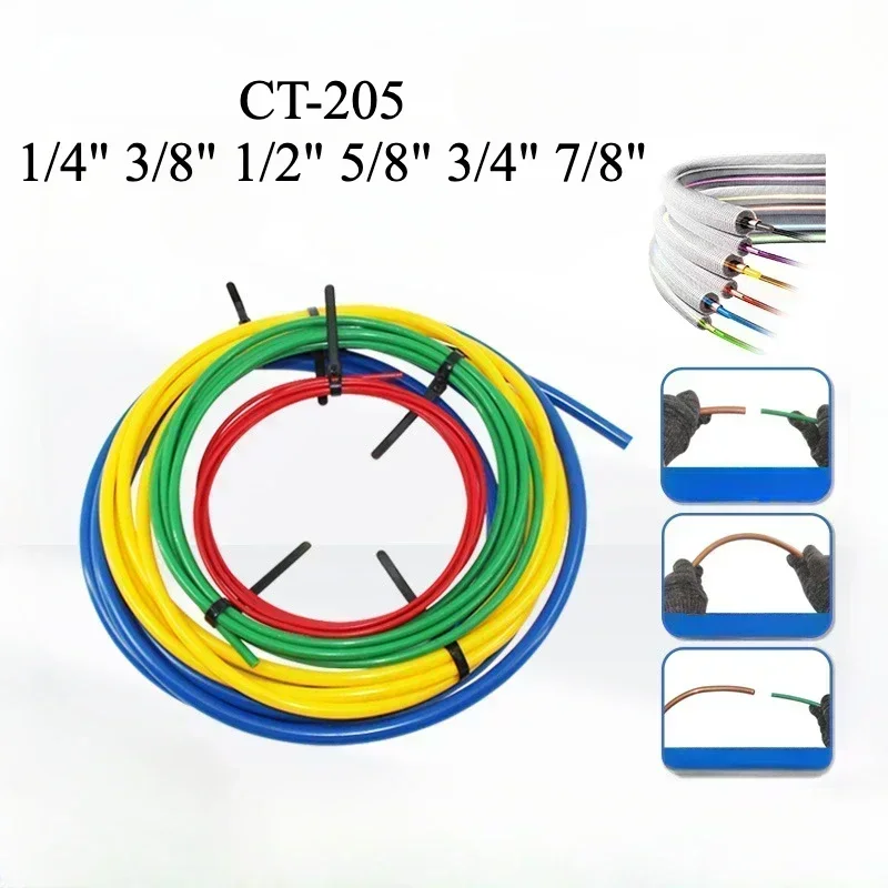 

AC Copper Pipe Protector CT-205 PE Plastic Bend Tube Protection Non-Deformable Durable