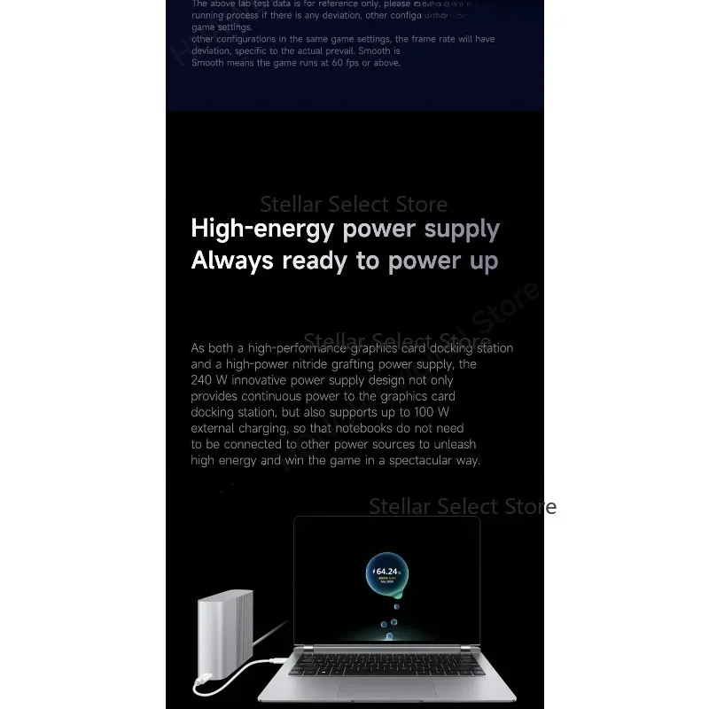 Cartão e fonte de alimentação 2 em 1 XT GDDR6 Hi GT Cube GPU Gráficos discretos