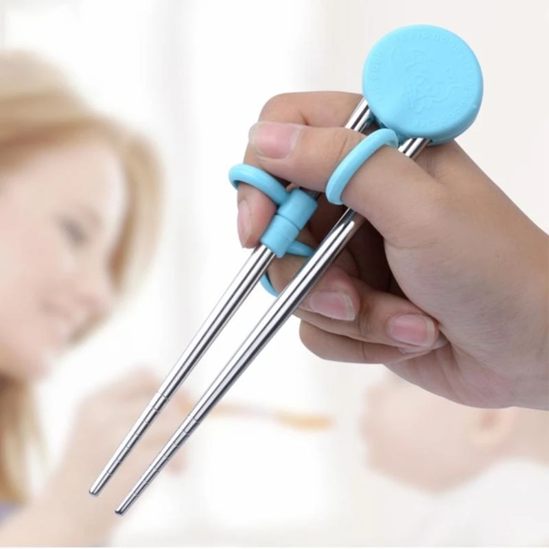 Kids Training Chopsticks Children Learning Chopsticks Helper Reusable Tableware for Beginners