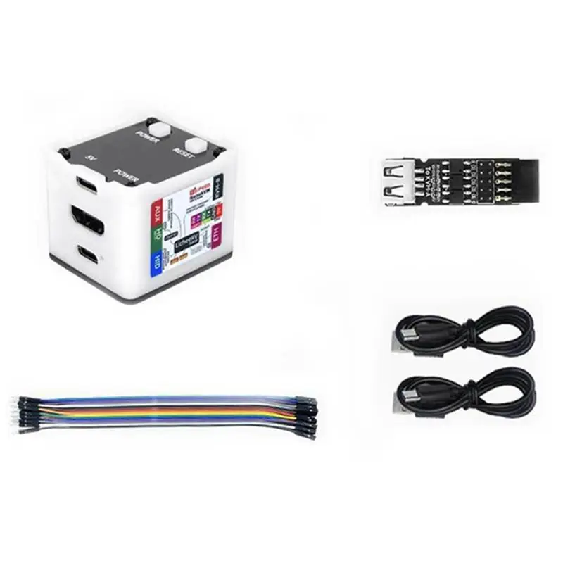 ABQU For Sipeed NanoKVM IP-KVM Remote Operation and Maintenance Server, Mini PiKVM Remote Desktop, 1080P 60fps, UEFI/BIOS, TF