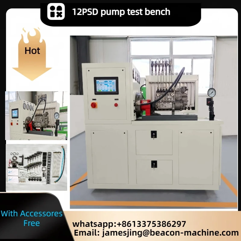 Auto Car Repair 12psd Electronic Mechanical Diesel Fuel Injection Pump Test Machine Bench Bank Equipment