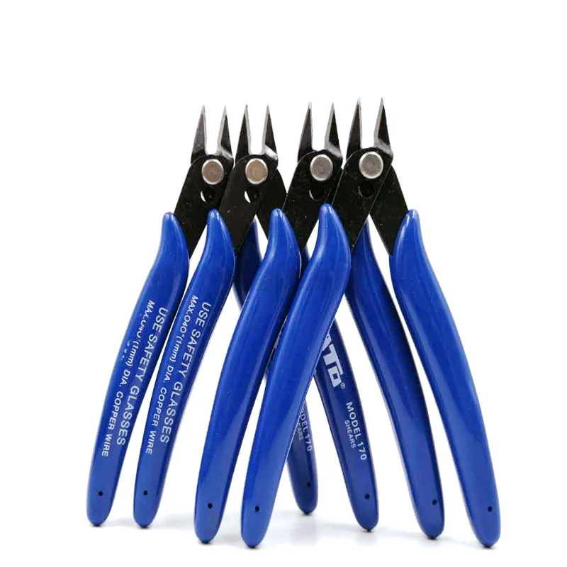 1PCS PLATO 170 Wishful Clamp DIY Electronic Diagonal Pliers Side Cutting Nippers Wire Cutter 3D printer parts