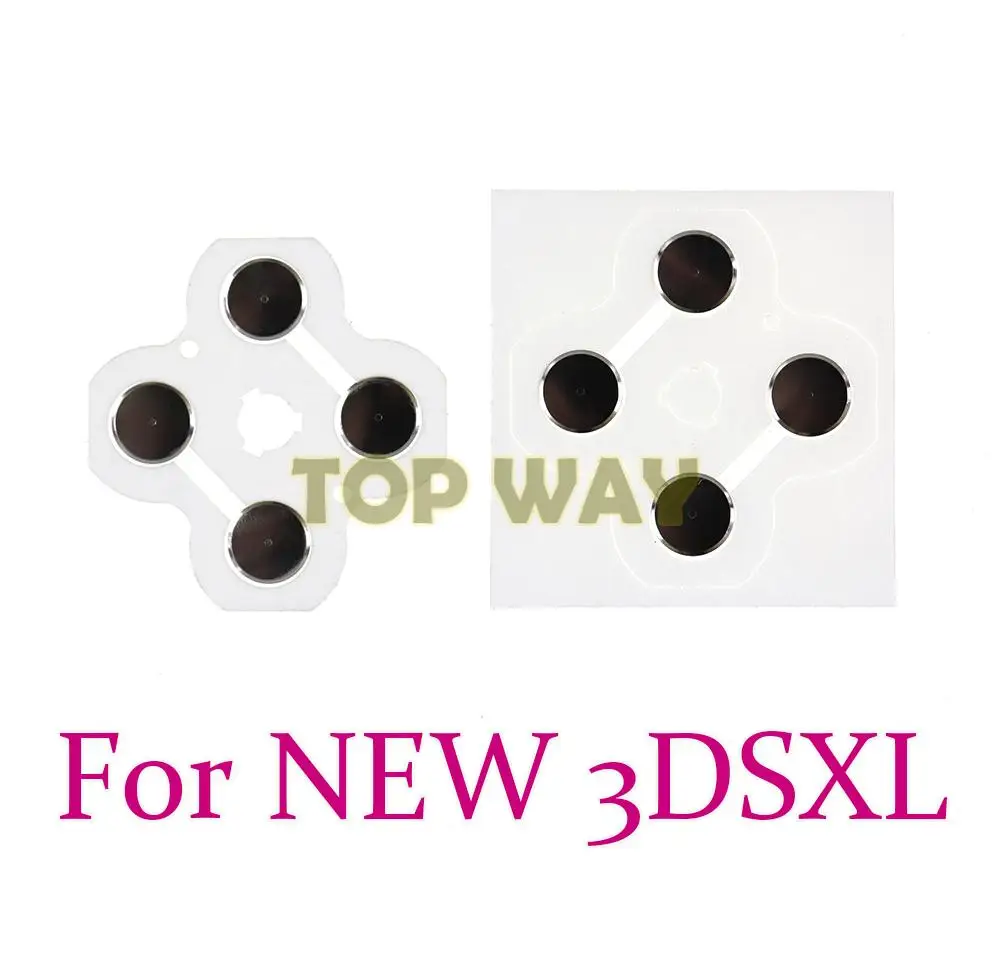 

200PCS FOR NEW 3DS XL D-Pad Metal PCB Board Button Conductive FIlm Electro Set ABXY Buttons For NEW 3DSXL LL