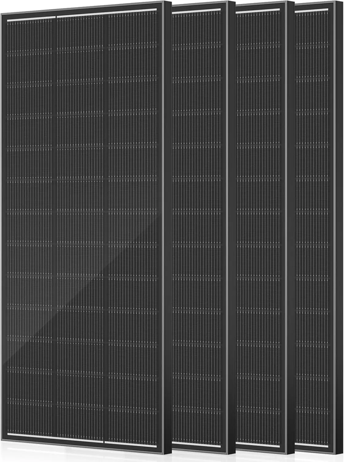 

300W 18BB 24.6% PV Solar Panel 12/24V Home RV Marine Off-Grid 4-Pack, Custom