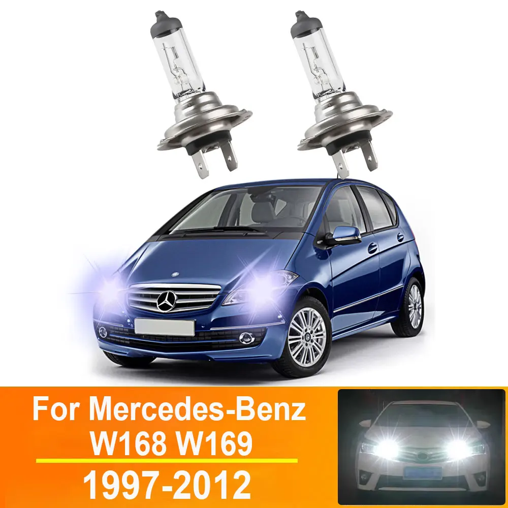 

2PC Canbus Car Headlight Halogen Light Bulbs For Mercedes-Benz W168 W169 1997- 2003 2004 2005 2006 2007 2008 2009 2010 2011 2012