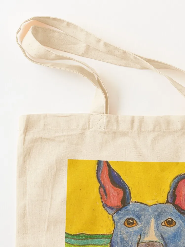 حقيبة Kelpie Pop Art Tote حقيبة قابلة للطي وقابلة لإعادة الاستخدام حقيبة تسوق محمولة حقائب شاطئ نسائية من القماش المخصص