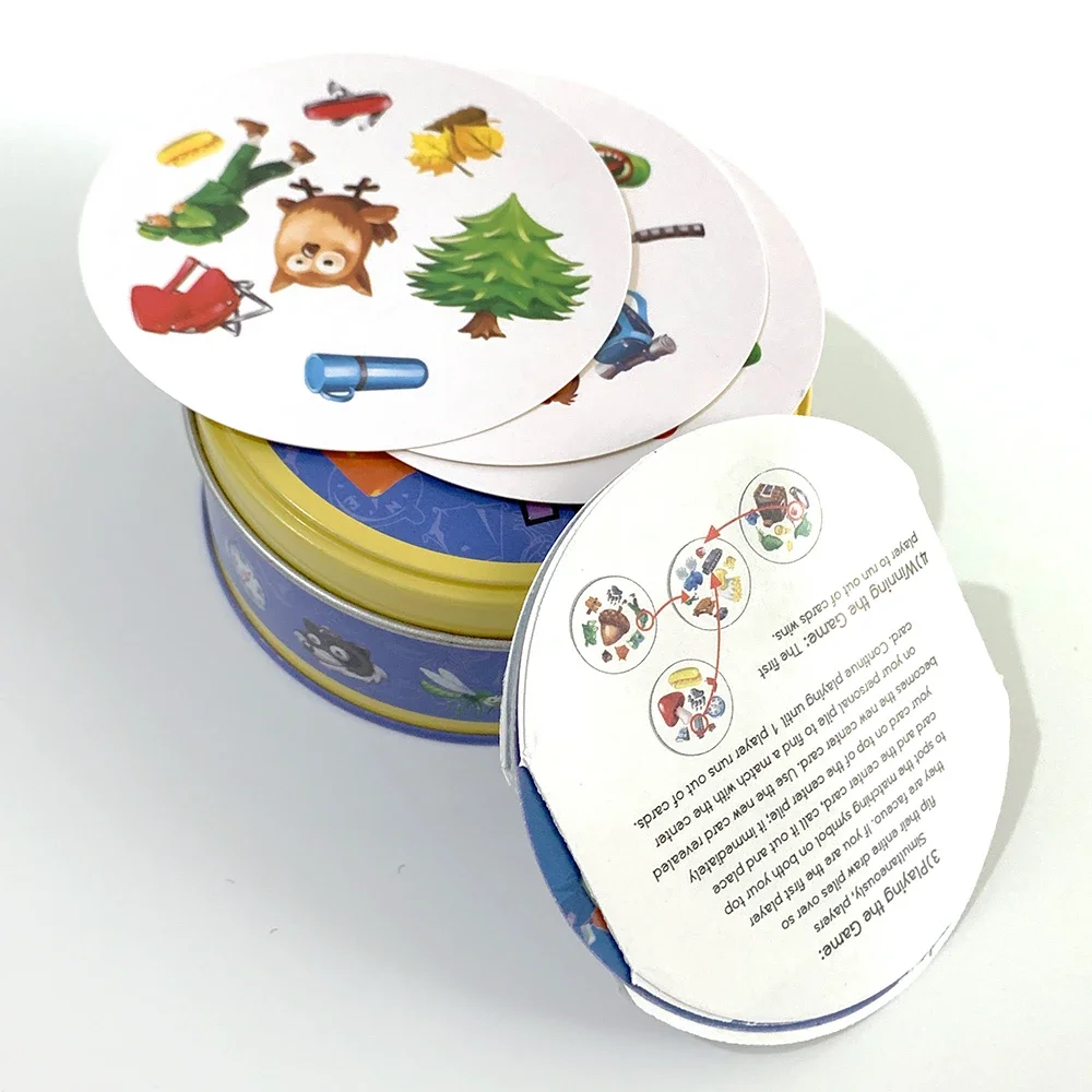 Gioco da tavolo di carte Giocattolo Scatola di ferro Famiglia Divertente Intrattenimento Feste Vacanze Strumento di campeggio Sport HIP Amici Regali di Natale di Halloween