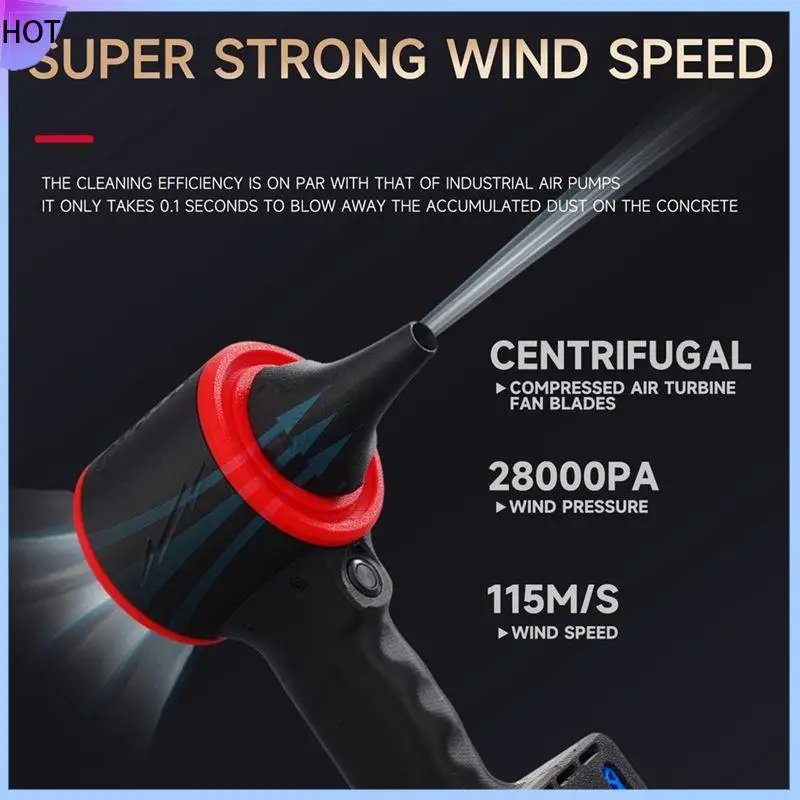 B45C مروحة 130000 دورة في الدقيقة فرش السيارات 28000Pa متعددة الوظائف منفاخ الهواء آلة شفط يده توربينات الهواء المضغوط