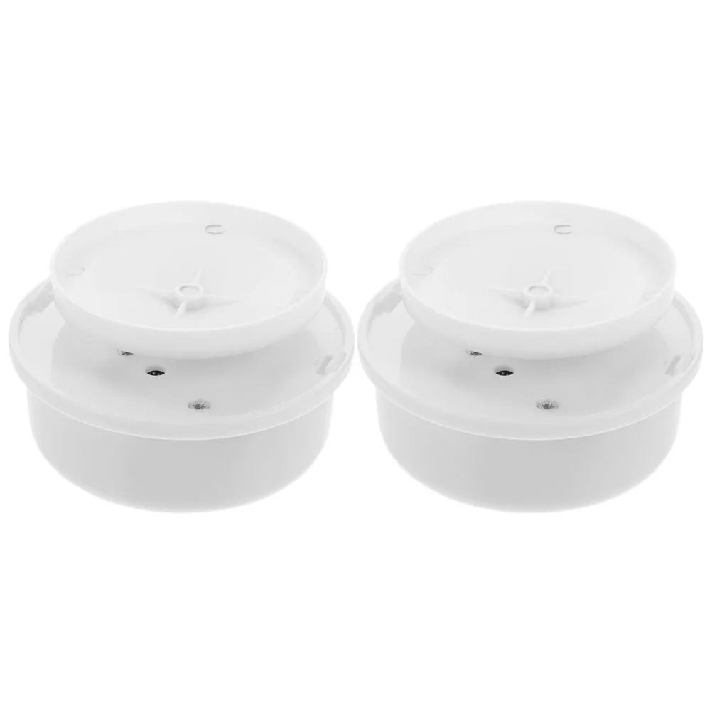 

2PCS Music Box Rotatable Base Sphere Holder for DIY Clay Crafts Display Stand Small Ornament Snow Globe Round Platform Plastic