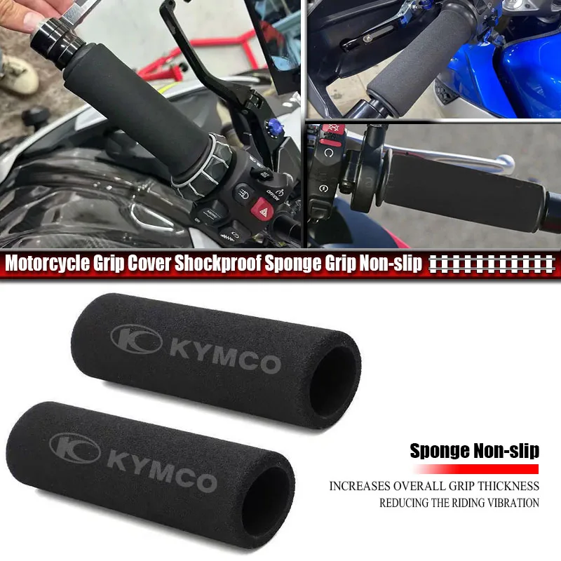 For KYMCO Xtown Downtown 300i Xciting 300r X Twon Motorcycle Handle Anti Slip Cover Soft Sponge Grip Handle