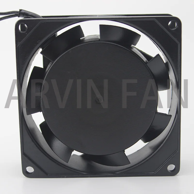 Original SF23080AT 2082HBL.GN 8cm 8025 80mm Fan AC 220V~230V Metal Frame For Fish Tank Cabinet Cooling Fan