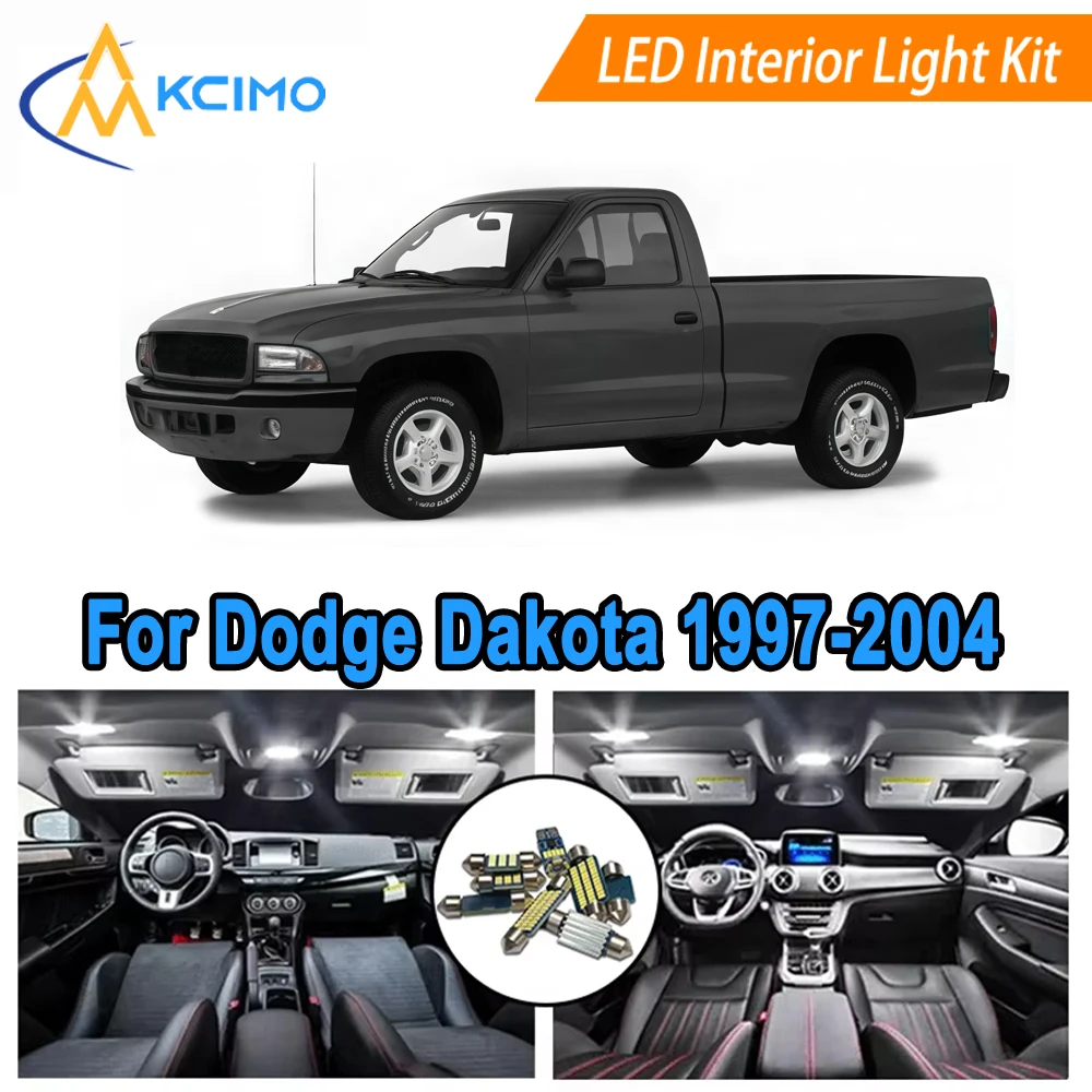 

Dome Light Bulb For Dodge Dakota (1997-2004) Interior Lights Replacement Map Door Lights Bright White/Blue Easy Installation​