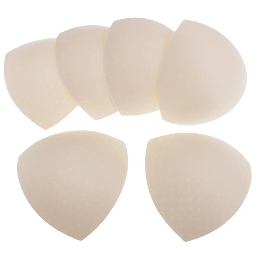 3 Pairs Triangle Inserts Pads Cup Bra Women Sports Yoga Bikini