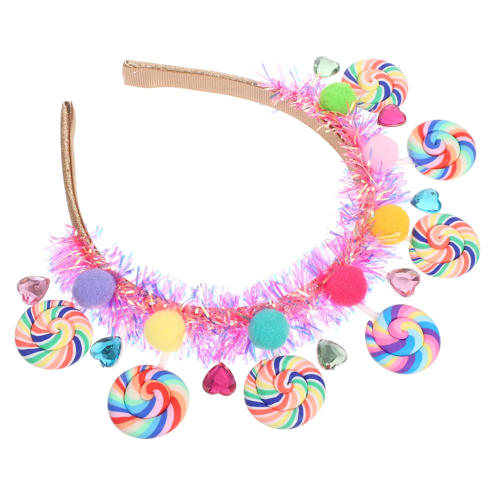 

Girls Lollipop Headband Cartoon Hairband Cute Birthday Holiday Party Princess Hair Accessories Kids Hairbands Kids Hairbands