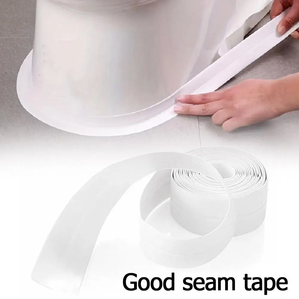 1.5m Anti-mildew Waterproof Tape Kitchen Sink Doors Beautiful And Seal Paste Paste Bathroom Seam Line Strip Corner A0g6