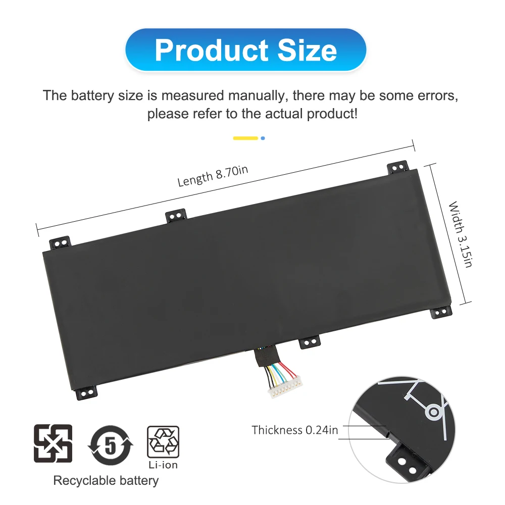 ETESBAY HB6081V1ECW-41 For Huawei Honor MagicBook Pro 2020 V700 MateBook D 16 HLY-W19RP HLY-W19RL  3665mAh 56WH Laptop Battery
