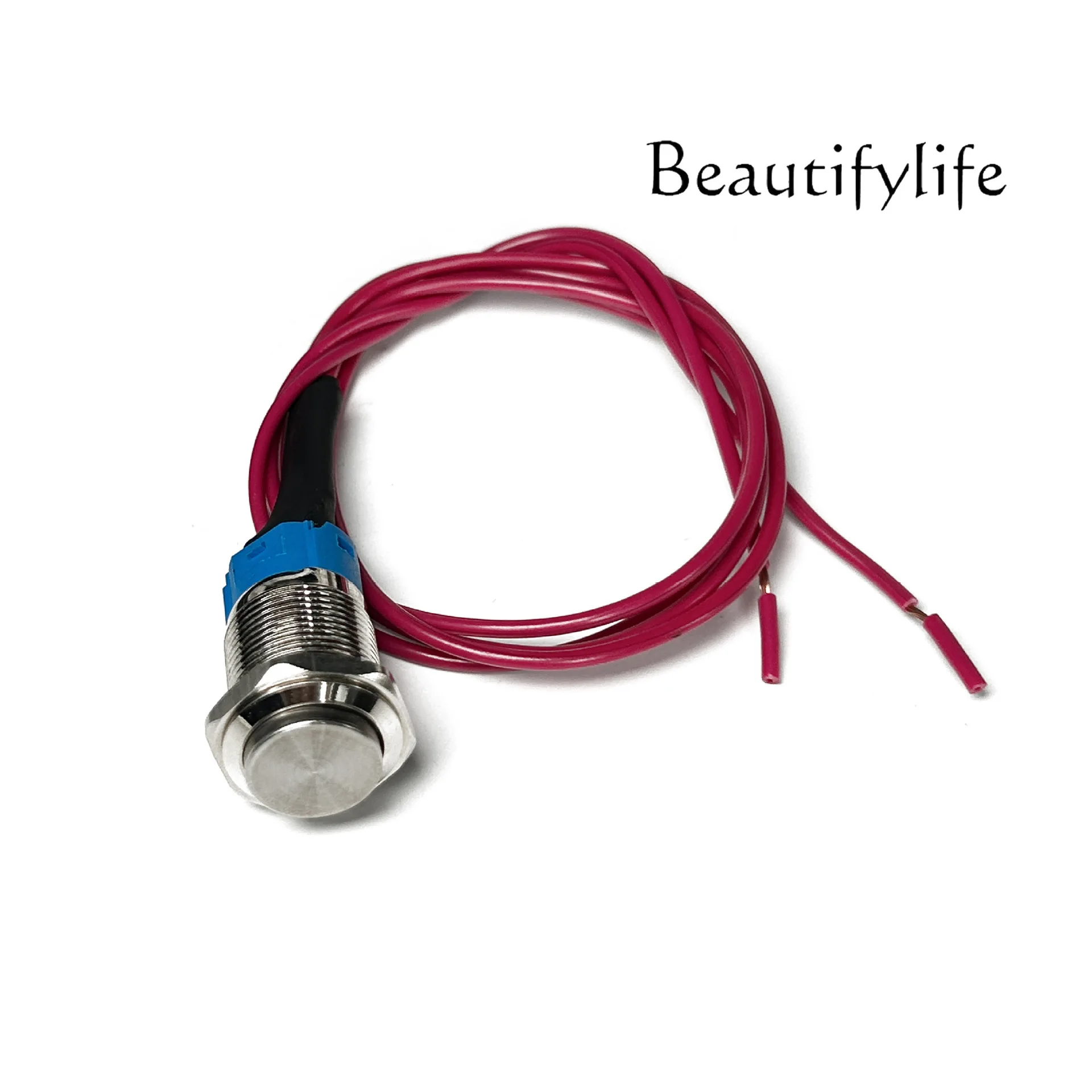 

Pedal stainless steel self-reset overtaking horn with lock headlight switch two-wire modification accessories