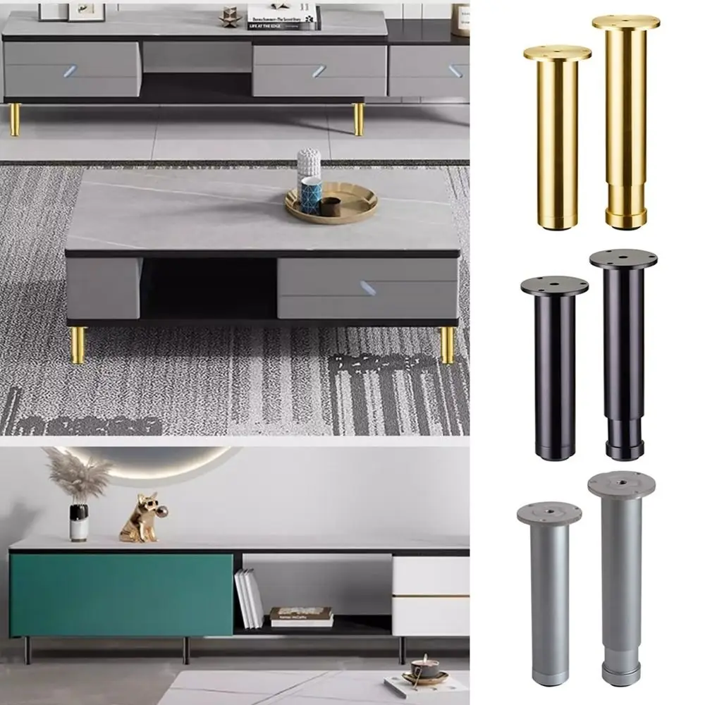 

New Aluminum Alloy Furniture legs Replacement Hardware Table Feet Durable Raise Height Sofa Leveling Foot Furniture