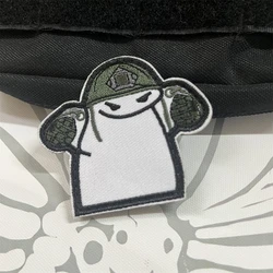 Parche táctico Flork Meme bordado Velcro para brazalete