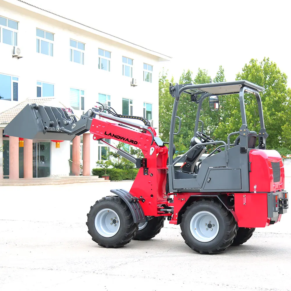 

Fast Delivery Pasture Waste Loading Transporter High Quality 4WD All Terrain Diesel Loader Home Small Loader Kubota Customized