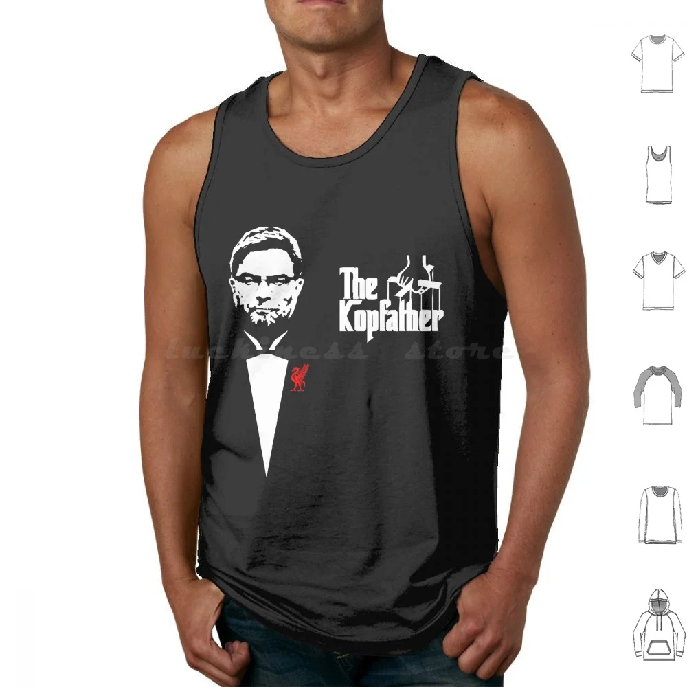 Jurgen Klopp Kop Father Tank Tops Vest Sleeveless Football Soccer Klopp Anfield Salah League Jurgen Klopp Firmino Mane