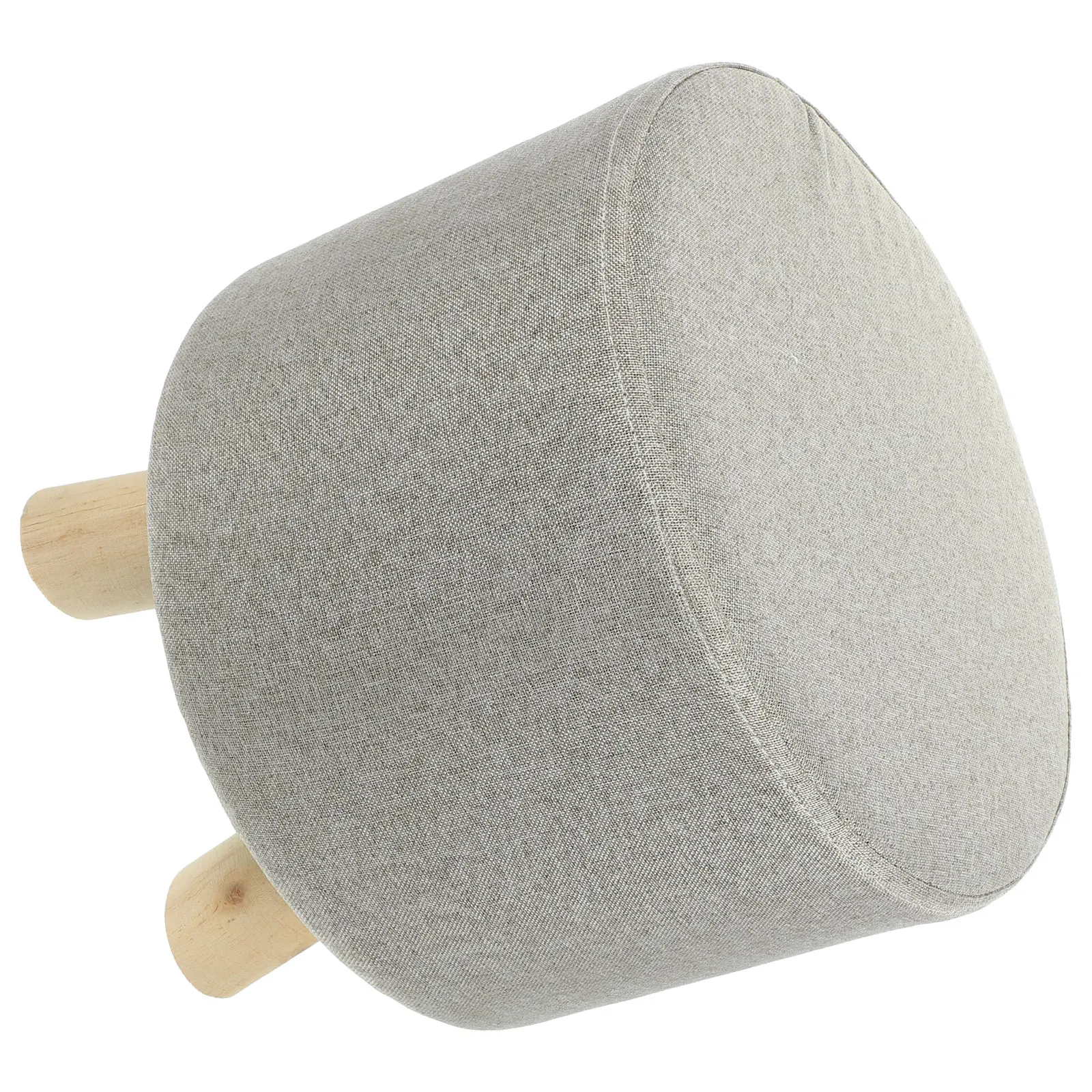 

Fabric Stool 25cm High Small Wooden Round Sofa Bedroom Home Decor Mini Stools Kids Classrooms Outdoor Sitting Stepping