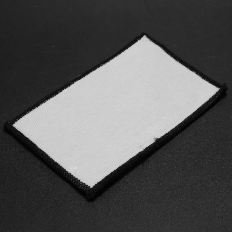 24 Pcs Sublimation Patch Blanks Fabric Iron-On Patches Sublimation Blanks, Blank Patch Fabric Repair Patch