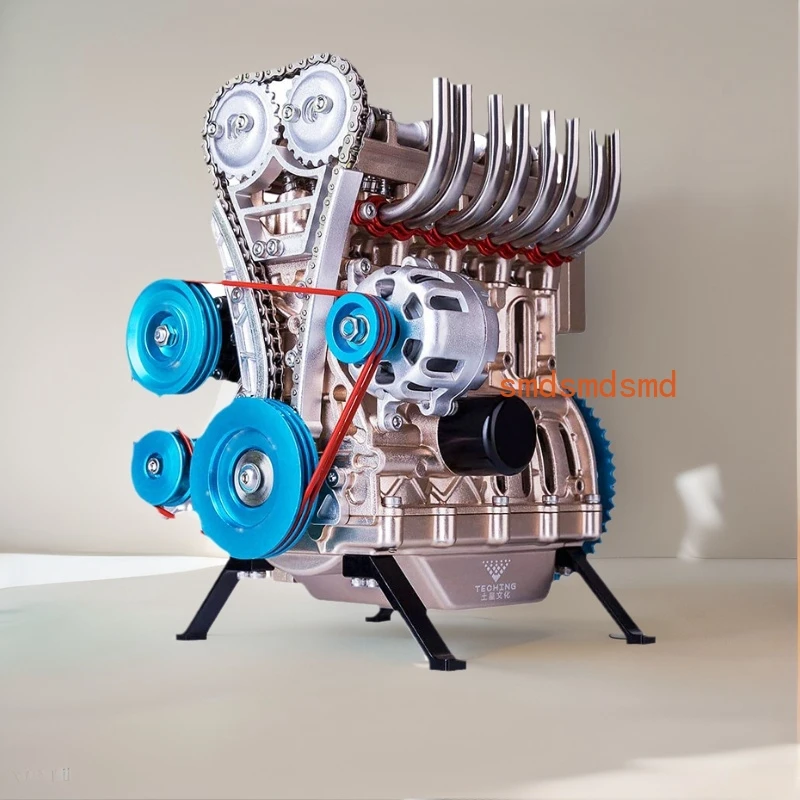 

Модель сборки металлического двигателя. Электрическое сборочное оборудование. Мини-игрушка с двигателем.