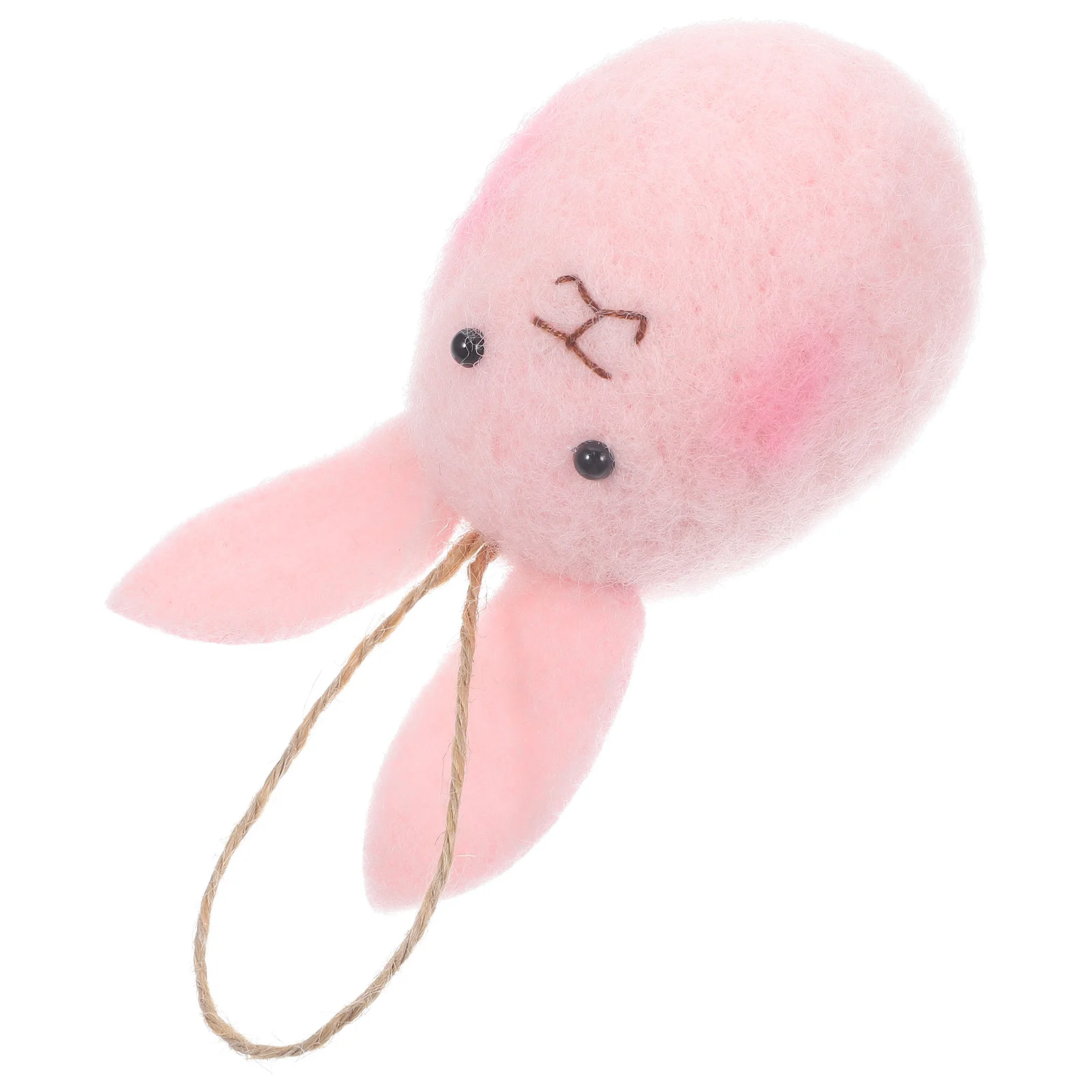

Easter Bunny Hanging Ornament Wool Felt Lightweight Bunny Head Pendant Easter Home Decor Hanging Rabbit Decoration Festival